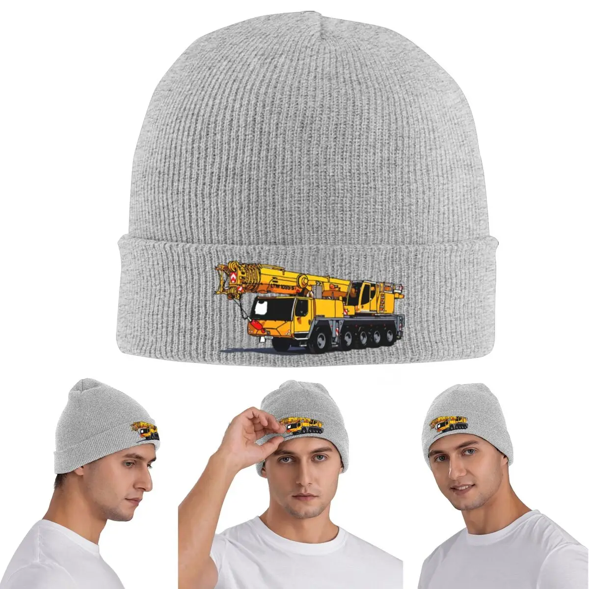 Liebherr Heavy Crane Gorro de punto cálido Gorro de punto de invierno Gorros Gorros Gorros de hip hop para unisex
