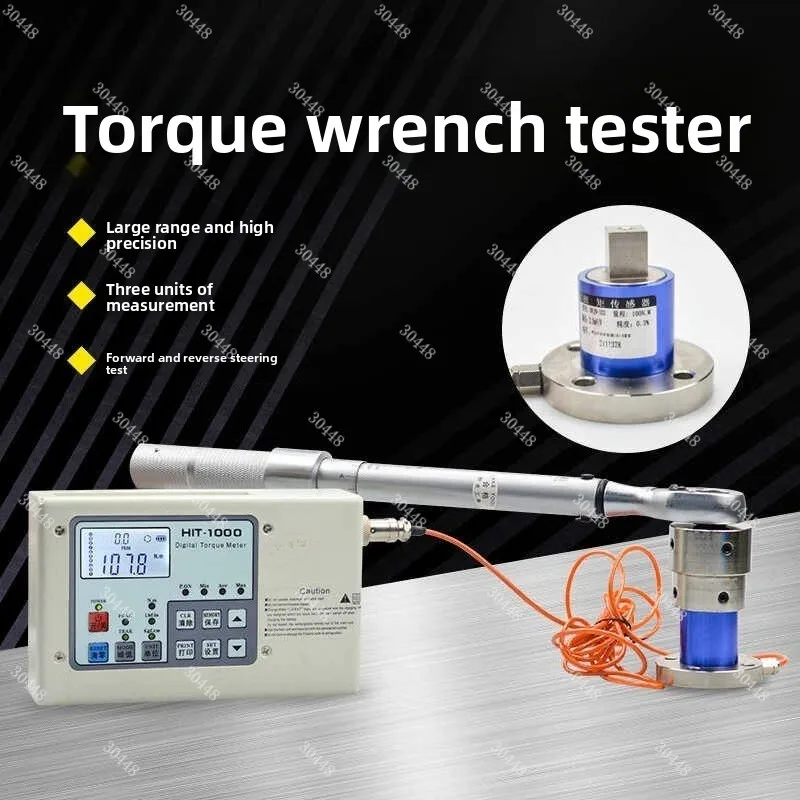 Large Range Torque Tester Split Torque Wrench Detector Digital Display High Precision Torque Tester