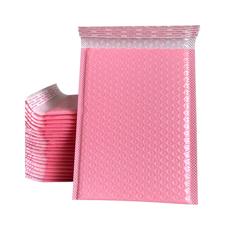 

10pcs Pink Bubble Envelope Bags Self Seal Mailers Padded Shipping Mail Envelopes Bag With Bubble