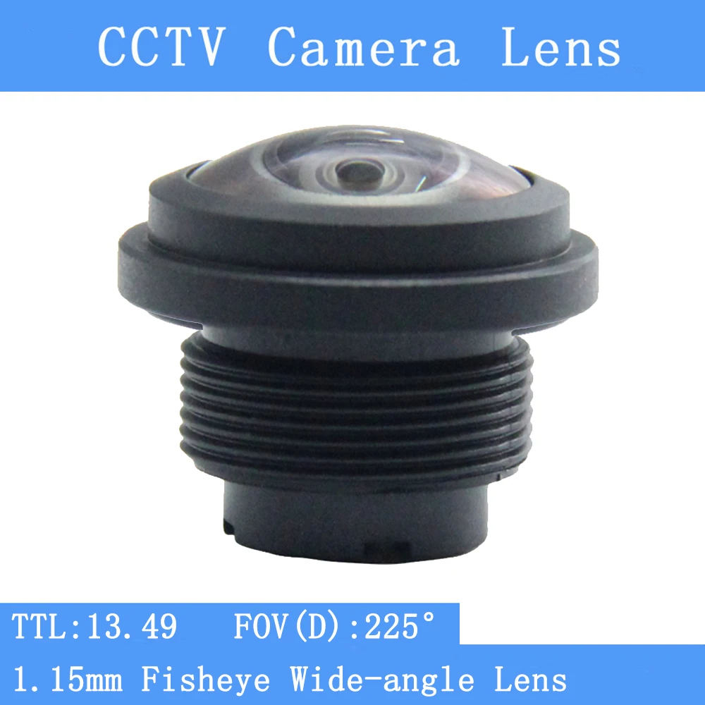 

PU`Aimetis HD 360 Fisheye CCTV Lens 1.15MM M12 Video Surveillance Camera 1/3/1/2.7 FOV:225° Wide Angle cctv lenses