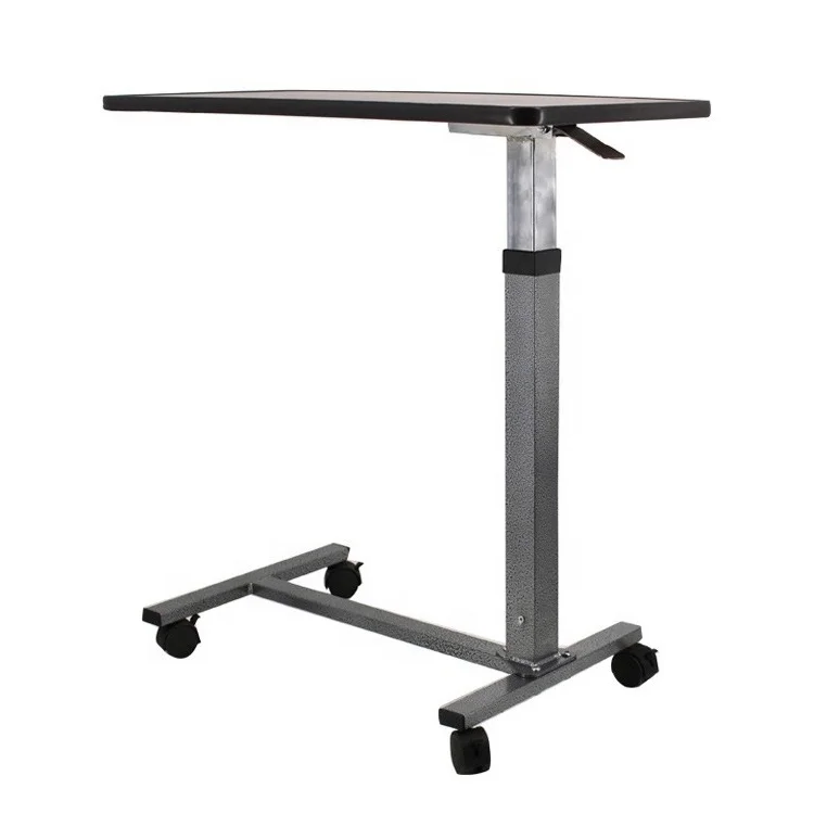 طاولة طعام للمريض بجانب السرير في المستشفى، طاولة رضاعة فوق السرير، تعديل الارتفاع، نوعية جيدة #3