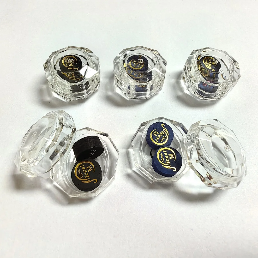 11mm 12mm S H M multilapisan ujung tongkat bilyar