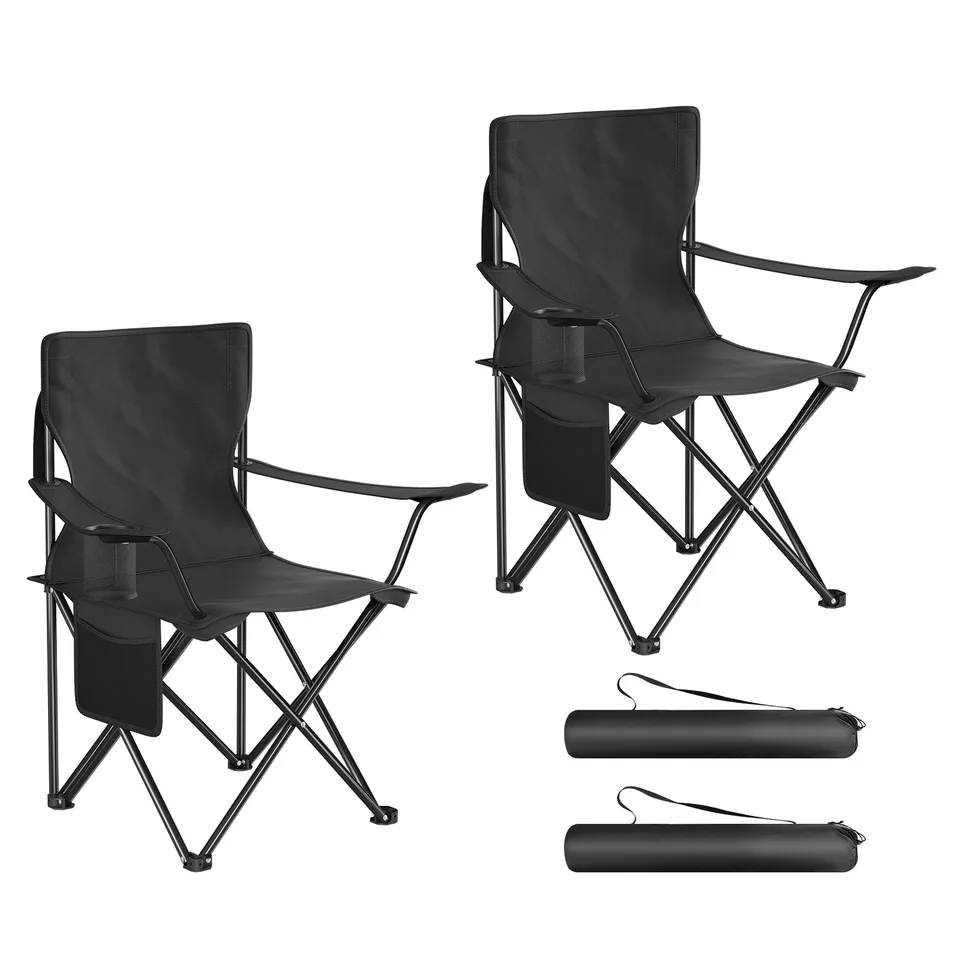 Portable Folding Camping Chairs with Cup Holder