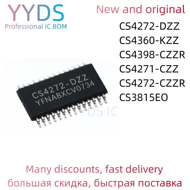 CS3815EO CS4272-DZZ CS4272-CZZR CS4360-KZZ CS4398-CZZR CS4271-CZZ 100%  Brand  New Original IC TSSOP-28