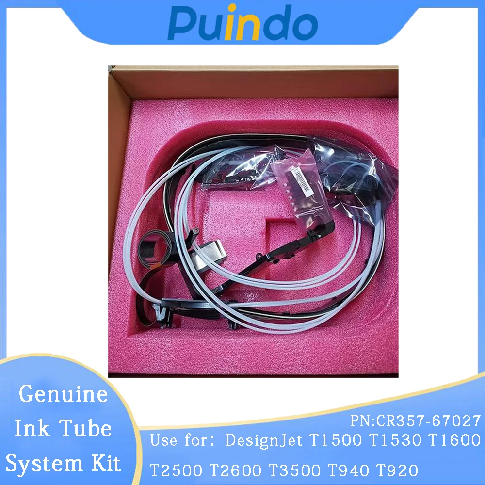 

CR357-67027 Genuine New Ink Tube System Kit for HP DesignJet T1500 T1530 T1600 T2500 T2600 T3500 T940 T920
