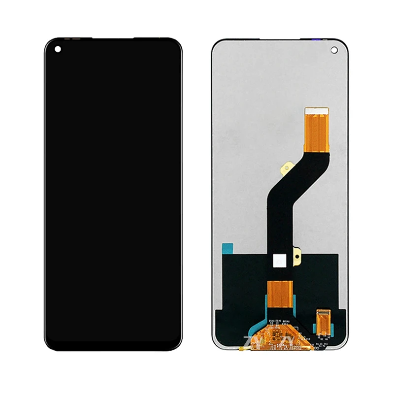 Layar LCD untuk Infinix Note 7, rakitan Digitizer layar sentuh LCD 6.95 inci X690 X690B dengan alat perbaikan dan lem untuk note 7