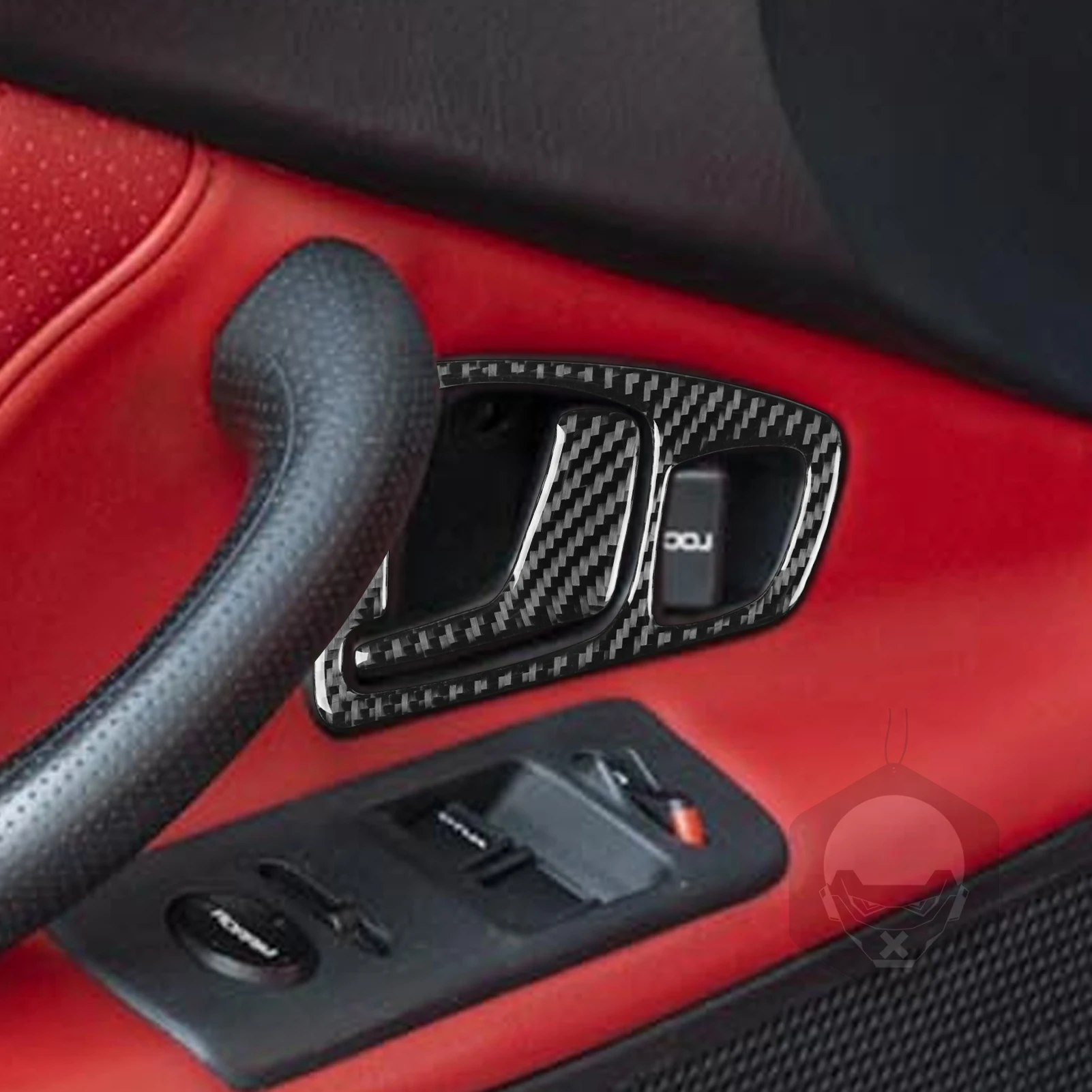 For Honda S2000 2000-2009 Carbon Fiber Center Console Gear Shift