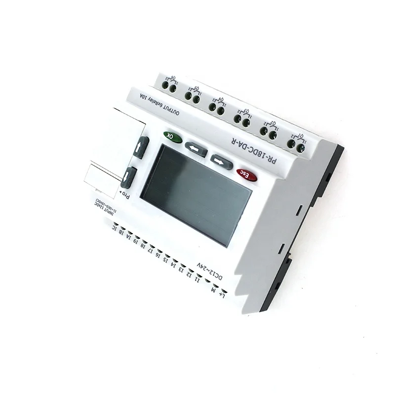 PR-18DC-DA-R PLC Mini Relay Programmable Logic Controller Plc for Injection Molding Machine