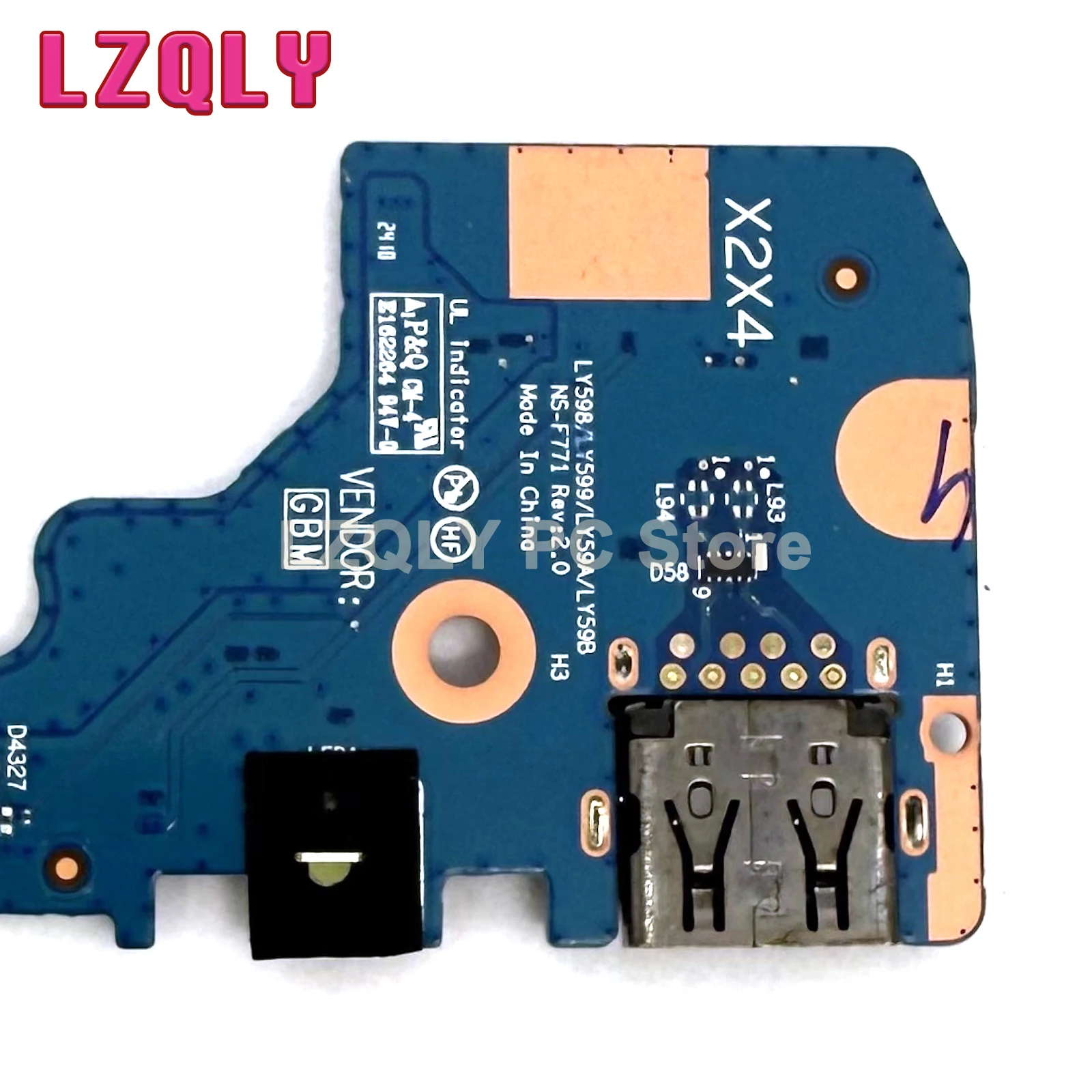 FOR For Lenovo Legion 5 15ARP8 15APH9 83EF Laptop USB AUDIO Board 5C50S25600 NS-F771