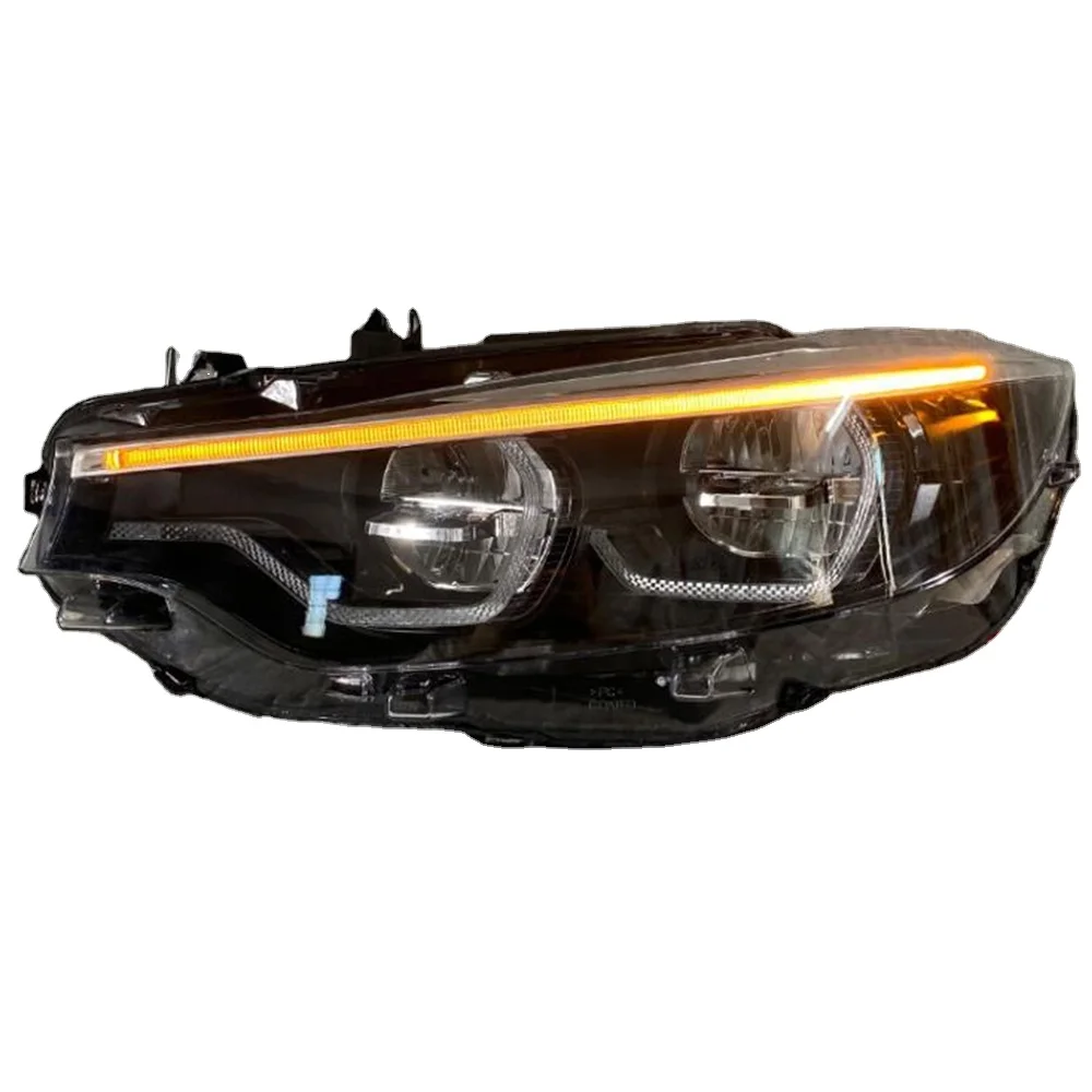 

Car Auto Styling Head Light Fog Turn Signal Lens Lamp Accessories for BMX F32 F33 F36 F80 F82 M4 LED Daytime Running Headlight