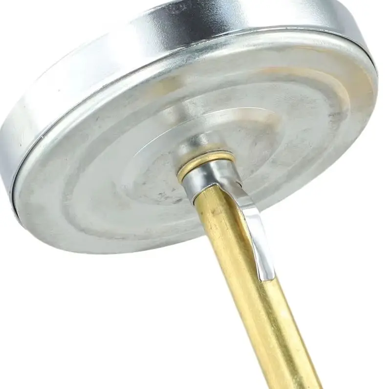 Bimetallic Thermometer  63mm Stainless Steel Case With Sleeve 1/2 Inch For Heating Boiler Temperature Gauge Meter