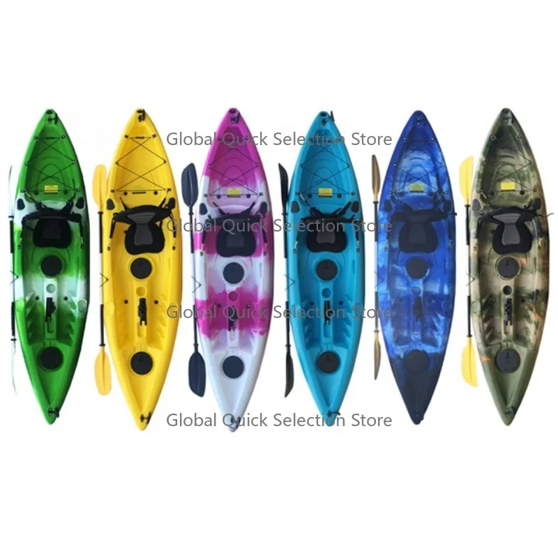 Hot Sell Fishing Kayak Plastic Single Paddle Canoe Sit on Top Cheap Price Touring Kayak for Sale 25 Ningbo Kano Support 2 Years