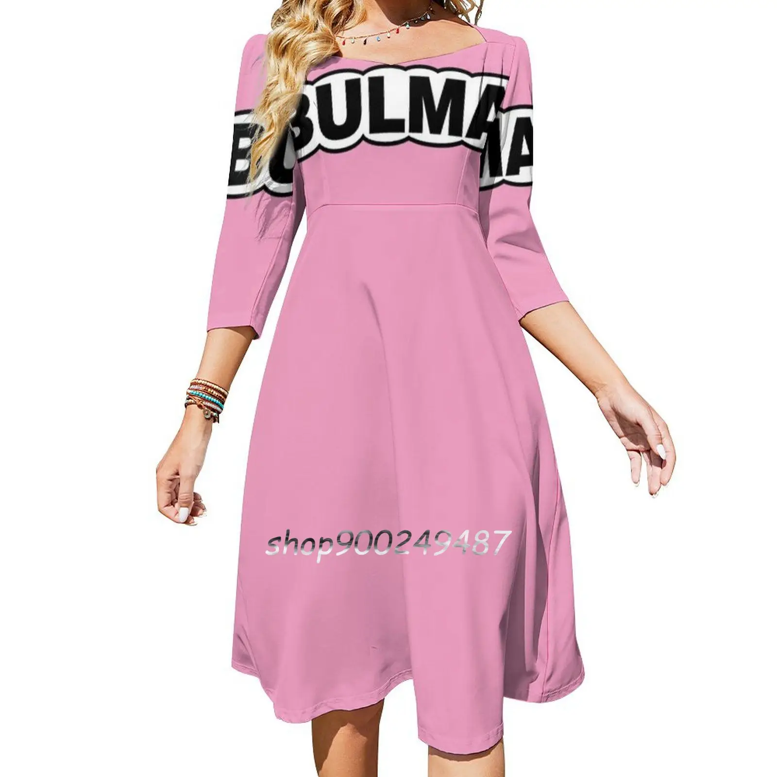 

Bulma Sweetheart Knot Flared Dress Fashion Design Large Size Loose Dress Bulma Uploaded Apr 2017