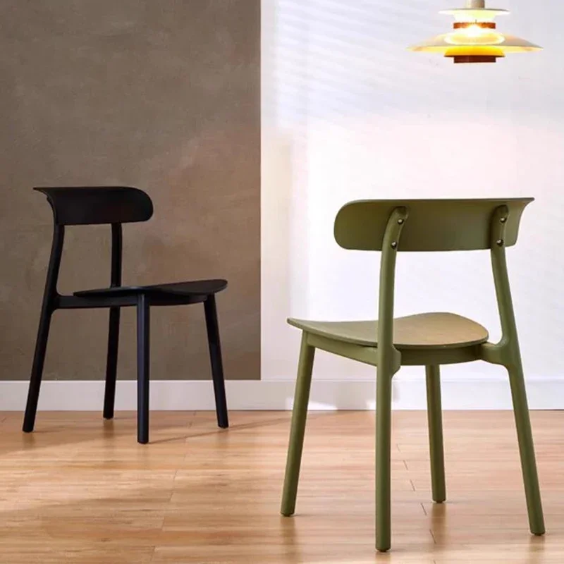 

Plastic Nordic Dining Chairs Bedroom Dresser Modern Luxury Dining Chairs Relax Minimalist Design Home Furniture Cadeiras LLDC