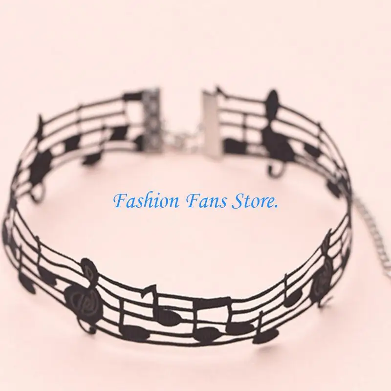  Neck Jewelry Alloy Necklace Suitable for Music Enthusiasts and Trendsetters