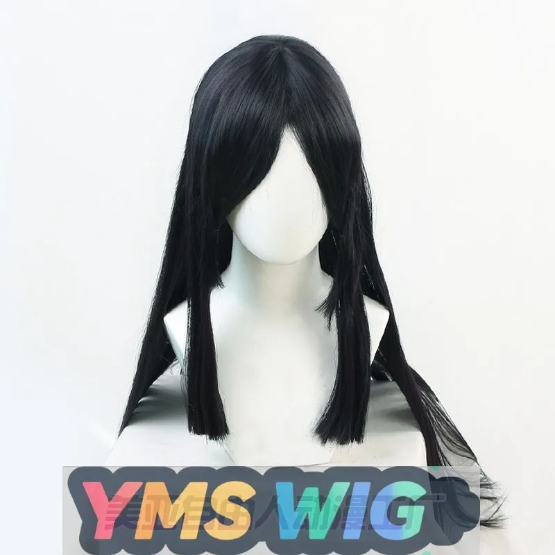 

[YMS WIG] Ghost Destroyer Blade Cos Wig Ming Женский парик для косплея Длинные черные прямые волосы