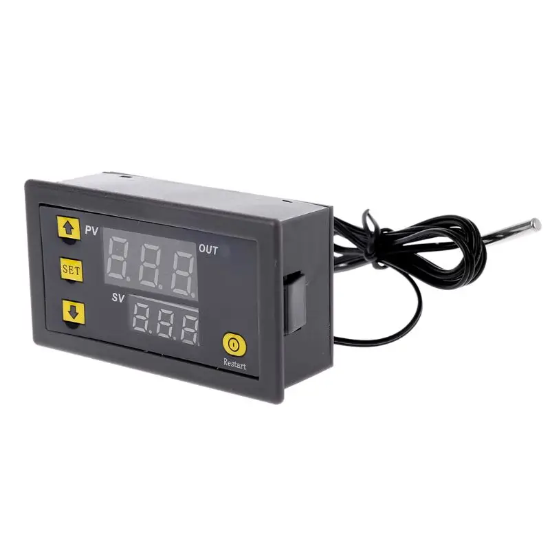 W3230 Digital Temperature Controller AC110-220V Led Thermostat Meter Waterproof NTC Greenhouse Accessories