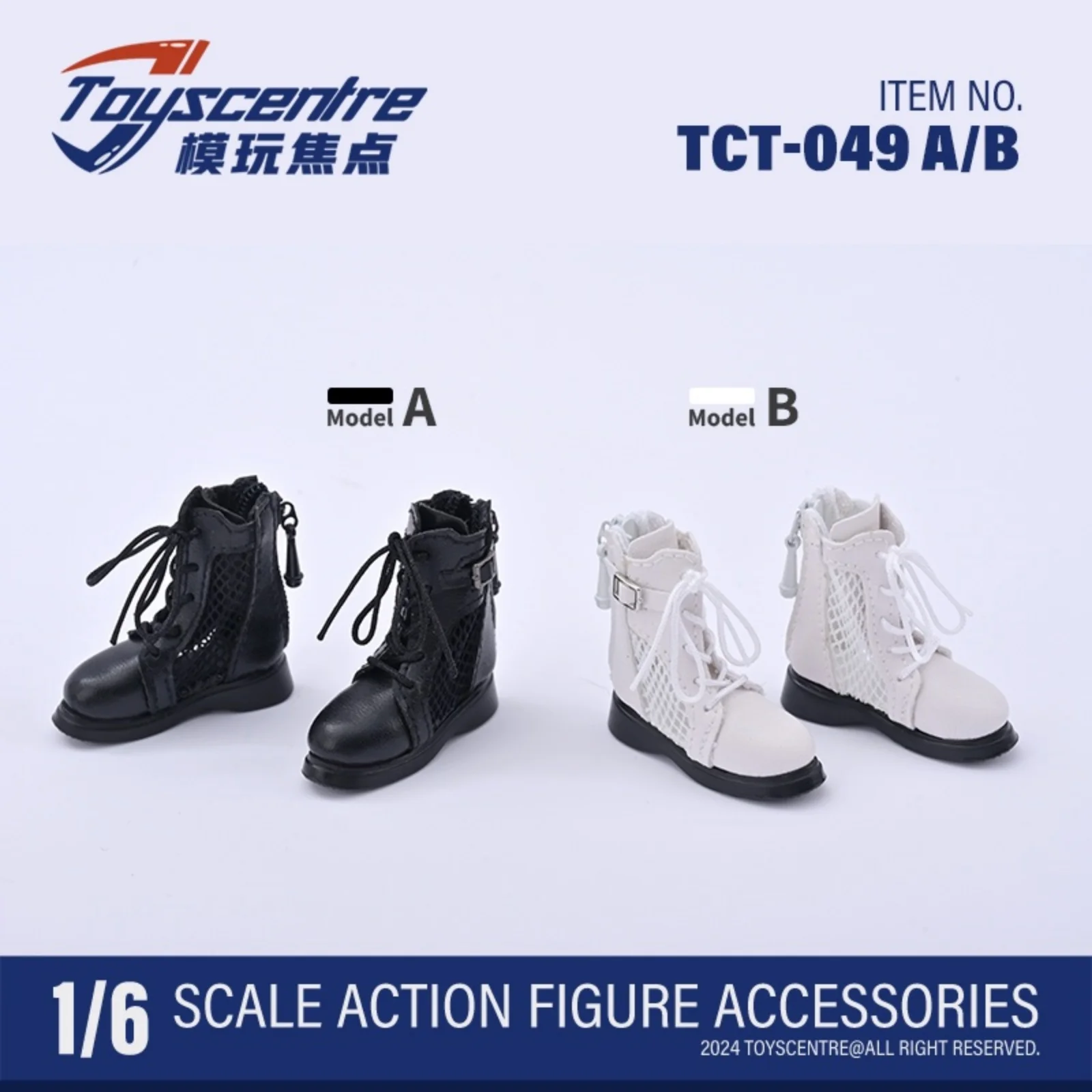 

TCT-049 1/6 Mesh Boots Shoes Model Fit 12'' Female Girl Action Figure