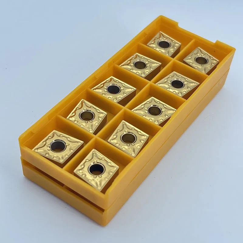 10-個超硬-cnc-インサート-スクエア-cnmg120404-ma-cnmg120408-us735-ue6020-cnc-カッティングヘッド-cnmg120404-us735-ゴールデン