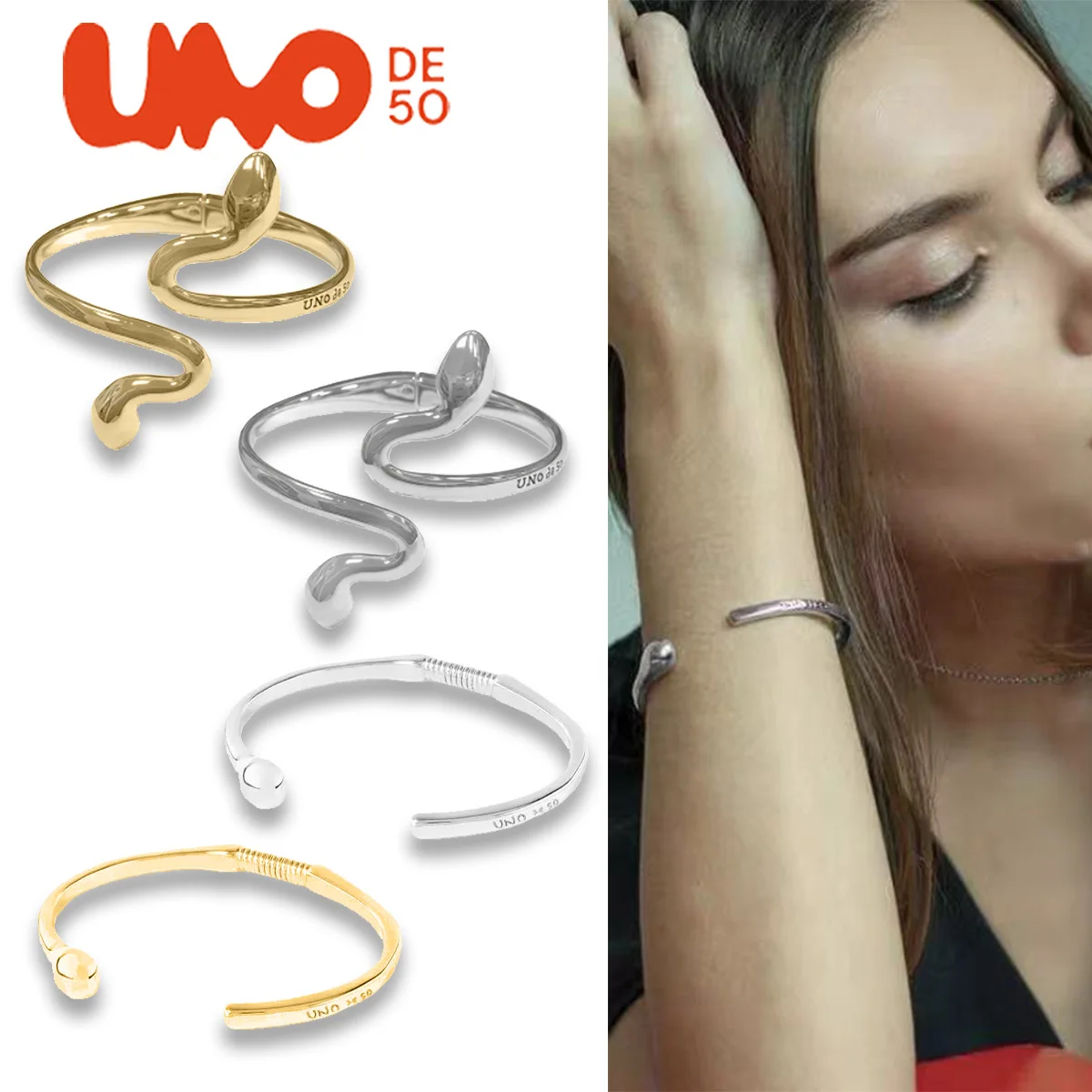 

UNODE50 Bracelet Spanish popular high-end personalized French jewelry with charming temperament