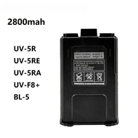1-5PCS Compatible with Baofeng UV-5R 2800mAh 7.4V Li-on Rechargeable Batteries UV5R Radio Accessories Walkie Talkie Battery BL-5