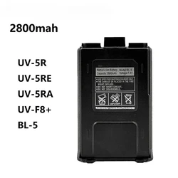 2-10PC Compatible with Baofeng UV-5R 2800mAh 7.4V Li-on Rechargeable Batteries UV5R Radio Accessories Walkie Talkie Battery BL-5