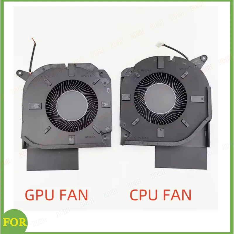 

Новый вентилятор охлаждения процессора и графического процессора для ноутбуков HP TPN-C167 C168 16-wf N44737-001 ND8CC22 22H18 ND8C21 22H17 DC 12V 0.5A