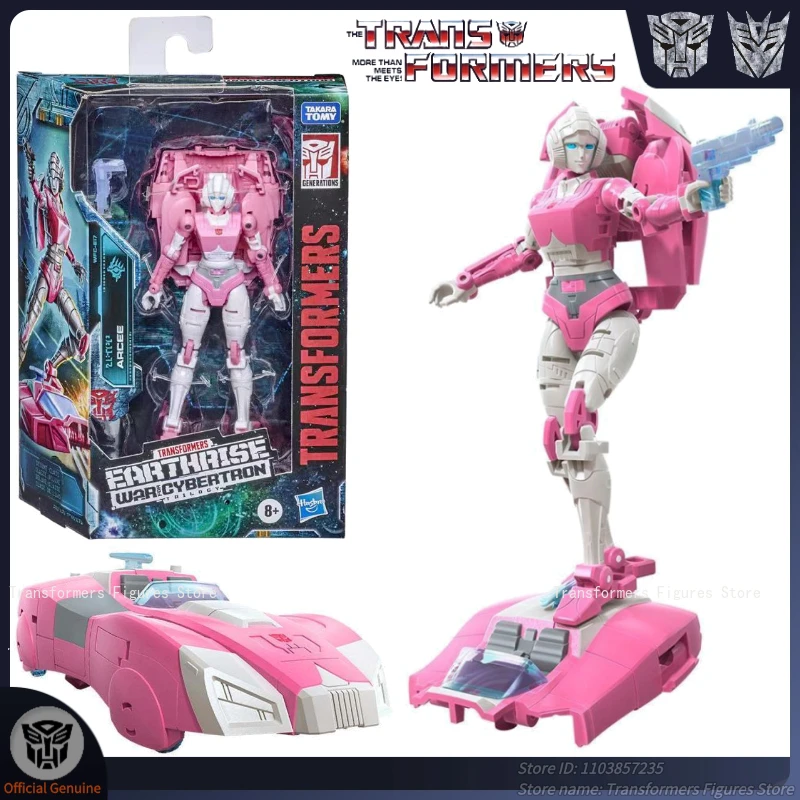 

In Stock Transformers G Series WFC-E17 Arcee G1 Movie Cartoon Action Figure Anime Movable Robot Popular Collectible Toys Gifts
