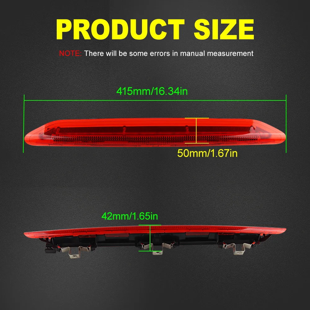 دائم سيارة عالية الفرامل ضوء الثالث مصباح مكبح عالية جبل وقف الضوء لشركة فولكس فاجن بولو 9N 2002 2003 2004 2005 2006 2007 2008 2009 2010 #5