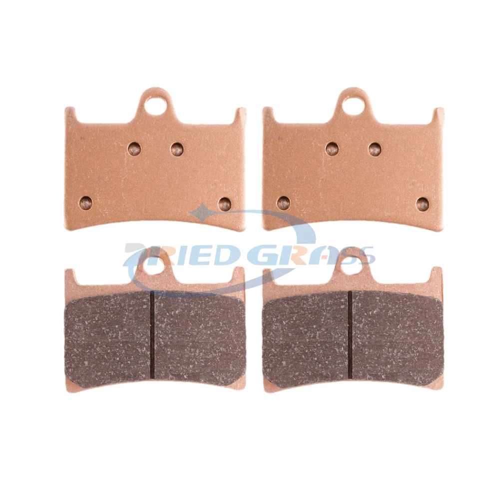 Motorcycle metal brake pads for Yamaha YZF R6 YZF600 2003-2015 YZFR1 1000 2004-2006 FZ6 2007-2009 FZ 1 Fazer 8 MT-07