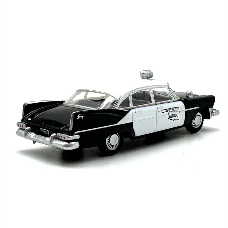 1:87 Scale Diecast Alloy Oklahoma Highway Patrol Toys Police Cars Model Classics Adult Collectible Souvenir Gifts Static Display