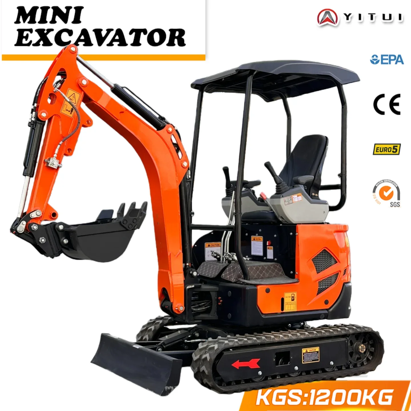 

New Mini Excavator Customized 1.8 Tons Kubota Engine High-Quality Chassis Telescopic Boom Side Swing For Home Use