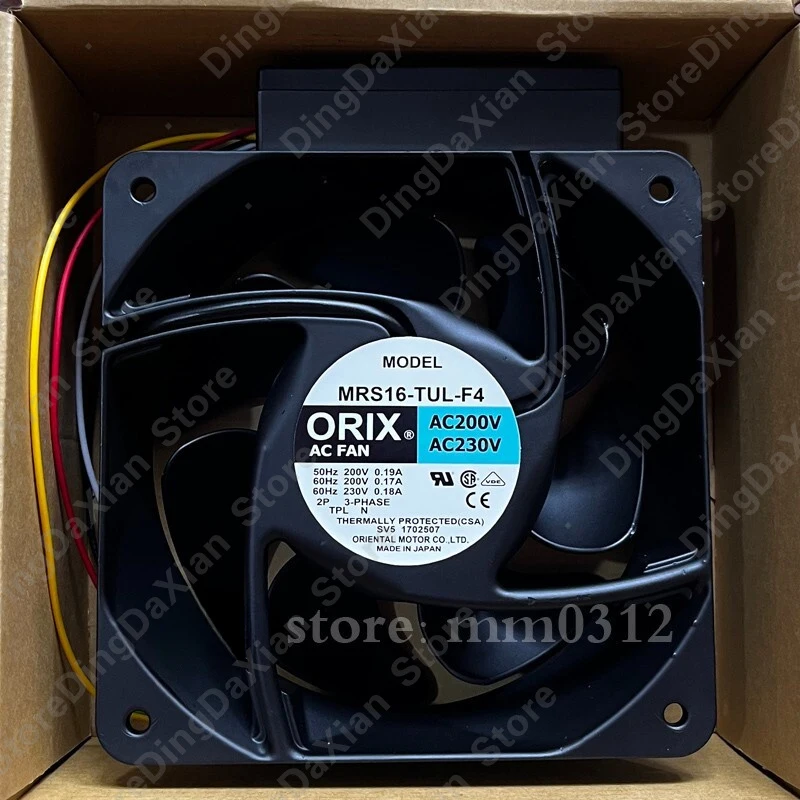 X FOR ORIX MRS16-TUL-F4 200 / 230V 160 * 62MM three-phase motor fan 1pcs