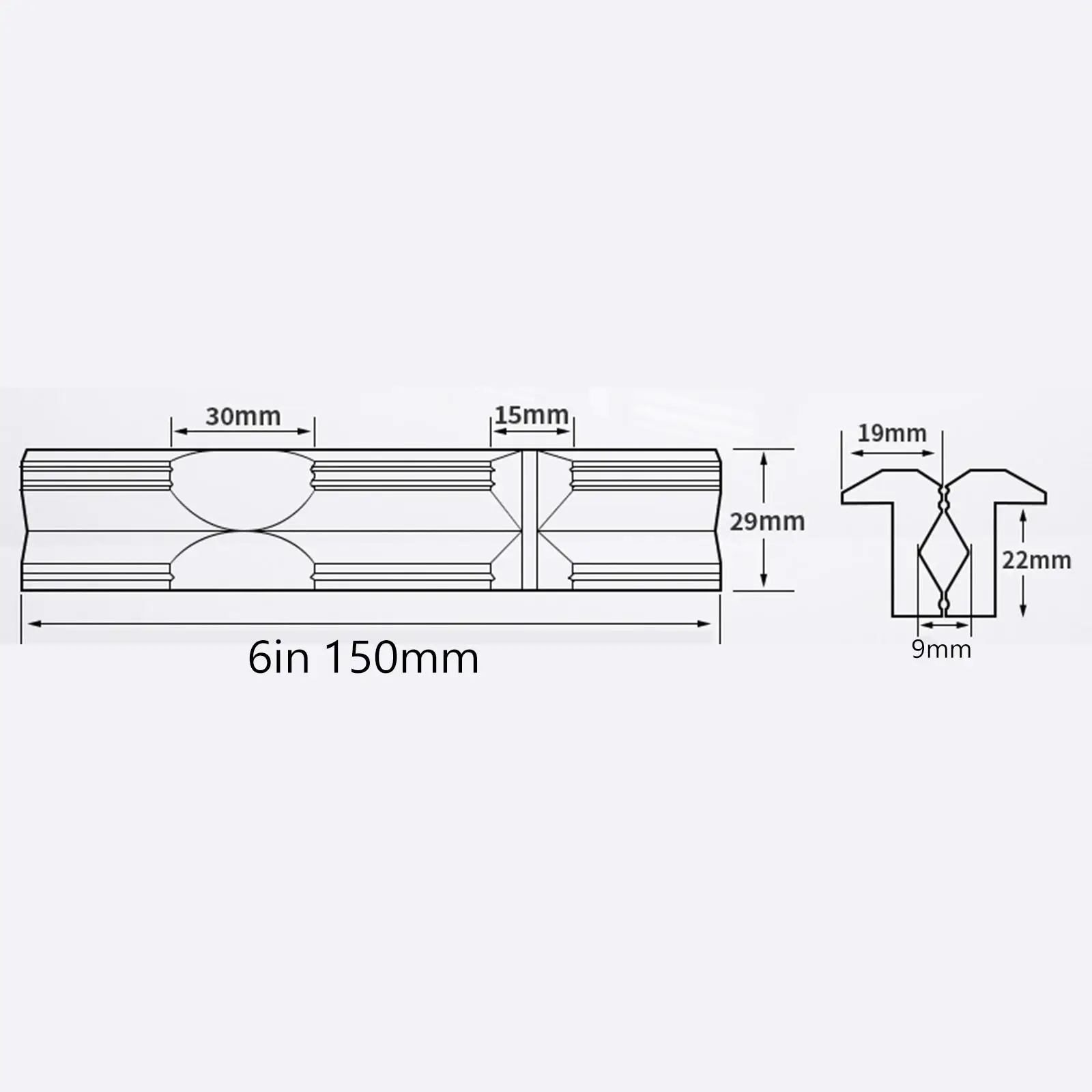 2x Vice Jaw Pad Clamp Flat or Round Protectors Aluminum Alloy Multi-purpose Hard Jaw Fixture CNC Milling Vise Vise Jaw Pad Cover