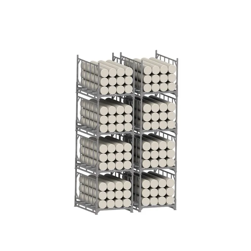 High Quality Industrial Portable Heavy Duty Collapsible Steel Stacking Post Pallet Rack Customized Rack