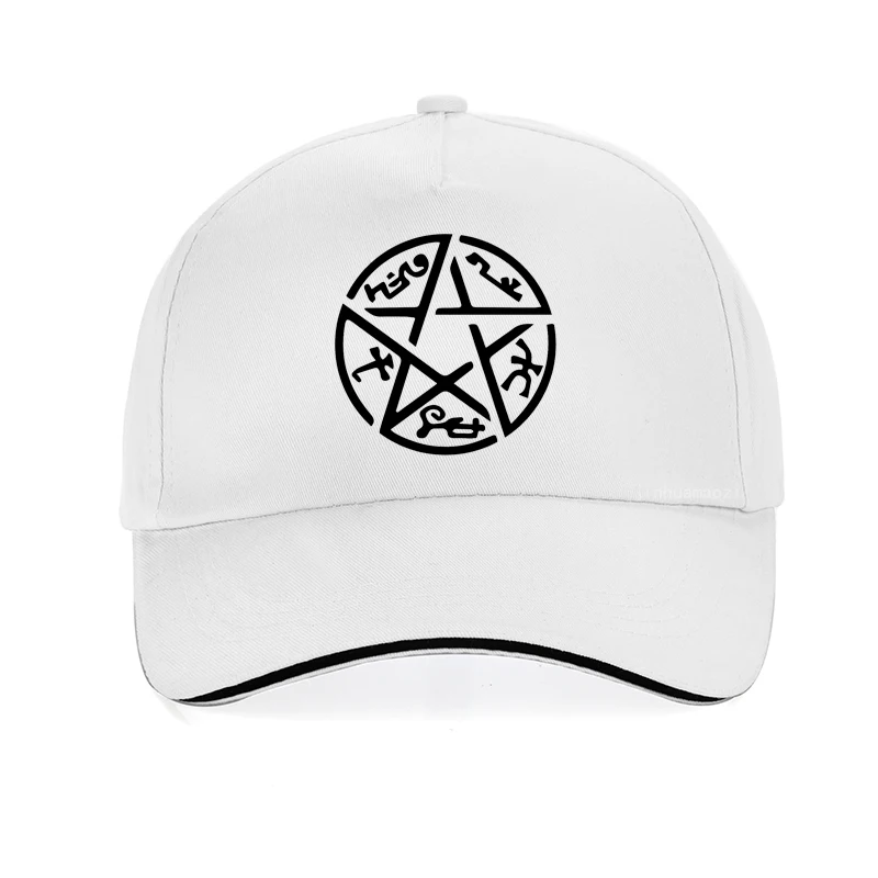 Boné de beisebol feminino Supernatural Devil Trap, Chapéu Hip Hop, Tampas Snapback ajustáveis, moda retro, novo chapéu pai, pop, armadilha