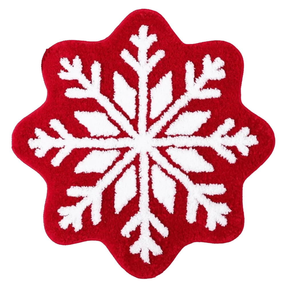 Cartoon Water-absorbing Christmas Door Mat Santa Claus Design Absorbent Doormat Small Non Slip Bathroom Mat Bathroom Use