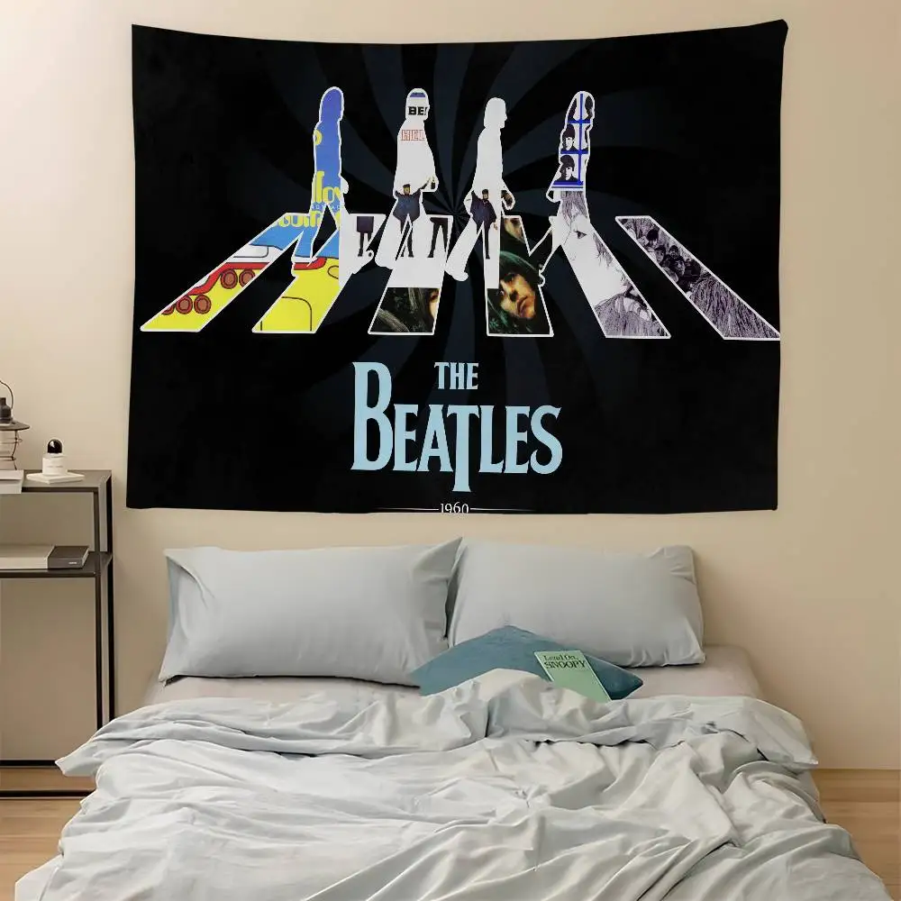Famous Band The Rock B-Beatles Anime Tapestry Cheap Hippie Wall Hanging Bohemian Wall Tapestries Mandala Home Decor