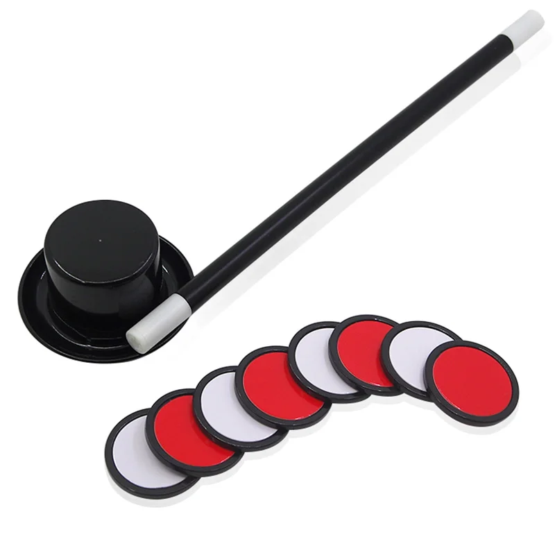 Mystery Of High Hat Magic Hat Rainbow Piece Magic Tricks Close Up Stage Props Magician Kids Easy To Do Toys For Children