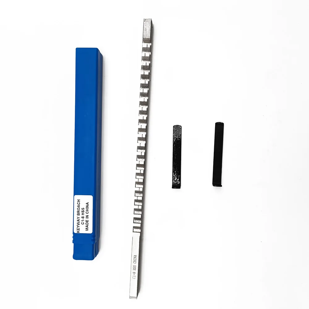 Keyway Broach 8mm 6mm 5mm C Push Type Metric Size Broach High Speed Steel Keyway Cutting Tool for Router knife