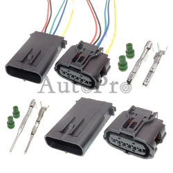 1 Set 6 Loch 90980-12303 6189-1083 Auto Kunststoff Gehäuse Wasserdichte Stecker Auto Gaspedal Kabelbaum buchse Für Toyota