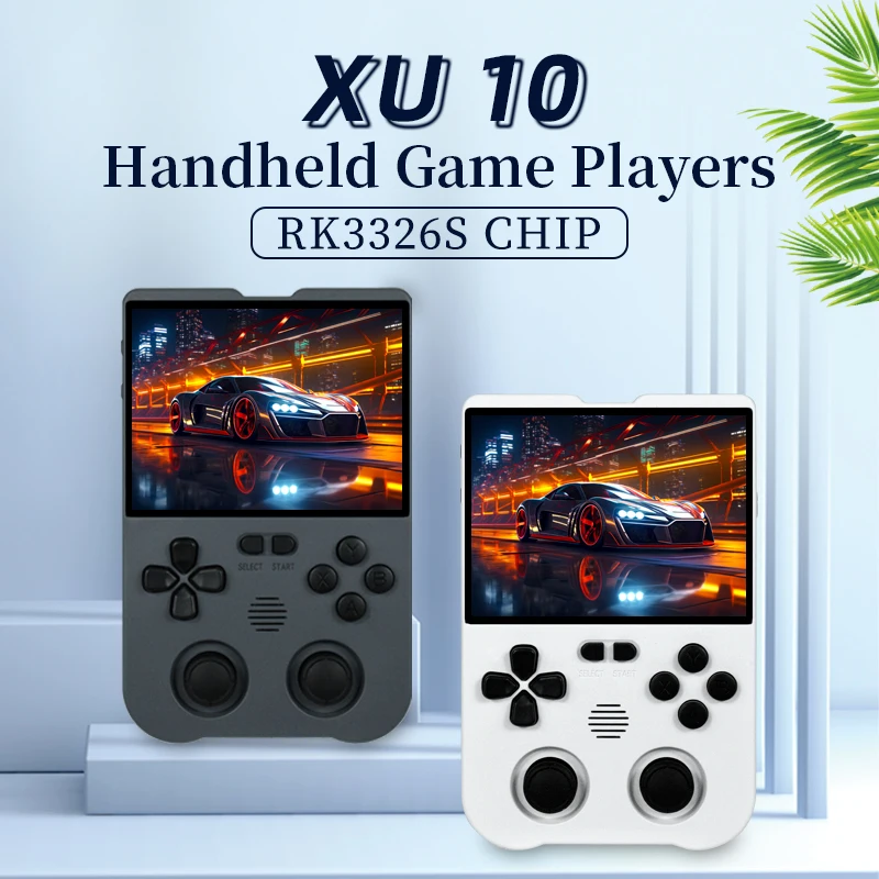 

Powkiddy X10 Portable Game Console 3.5 Inch Screen Retro Handheld Game Video Players Kids Gift PS1 Emulator