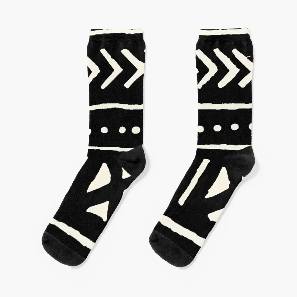 

African Mud Cloth Socks compression japanese fashion Luxury Woman Socks Men's