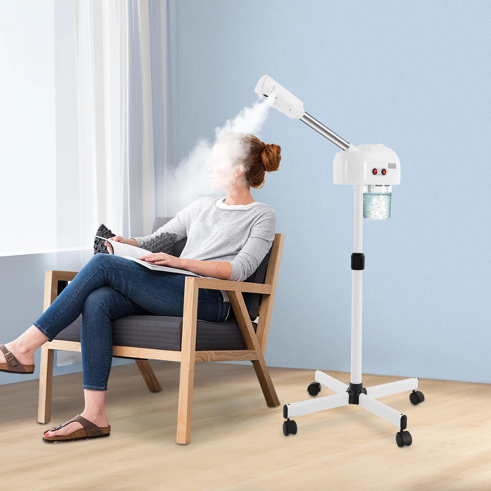 Профессиональный отпариватель для лица с озоновой терапией, паровая машина для лица для салона красоты, СПА-РОДАЖА США