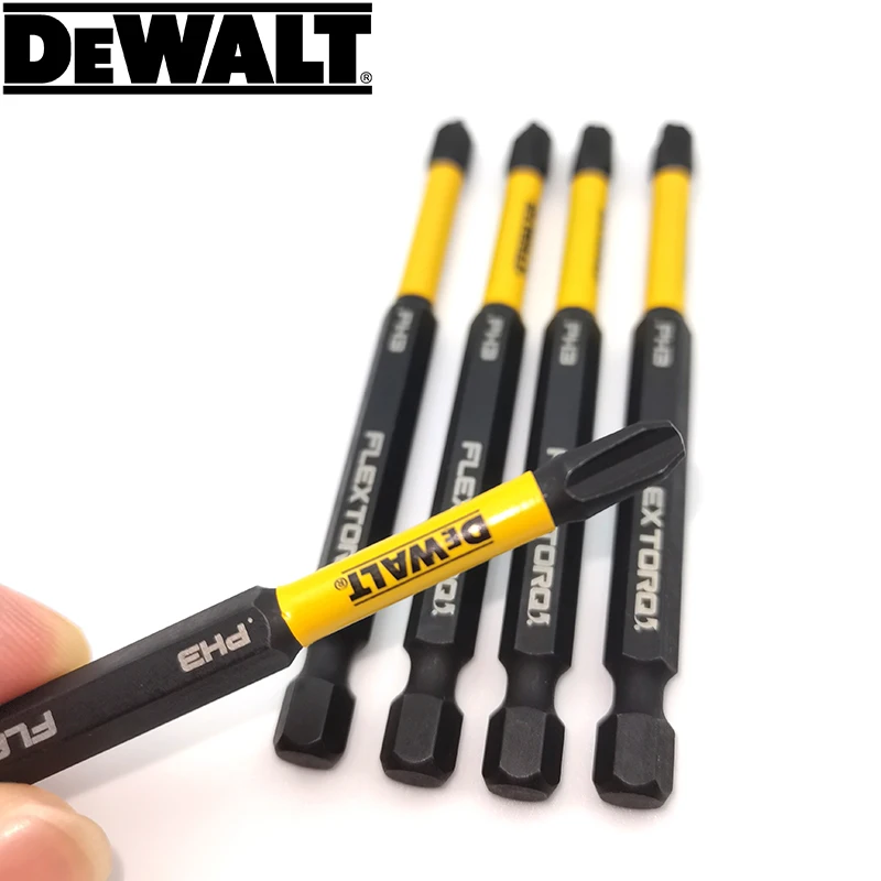 DEWALT DWA3PH3IRB PH3 IMPACT Drill Bits 89MM FLEXTORQ High-speed Steel High-hardness Industrial Grade Screwdriver Head 5PCS