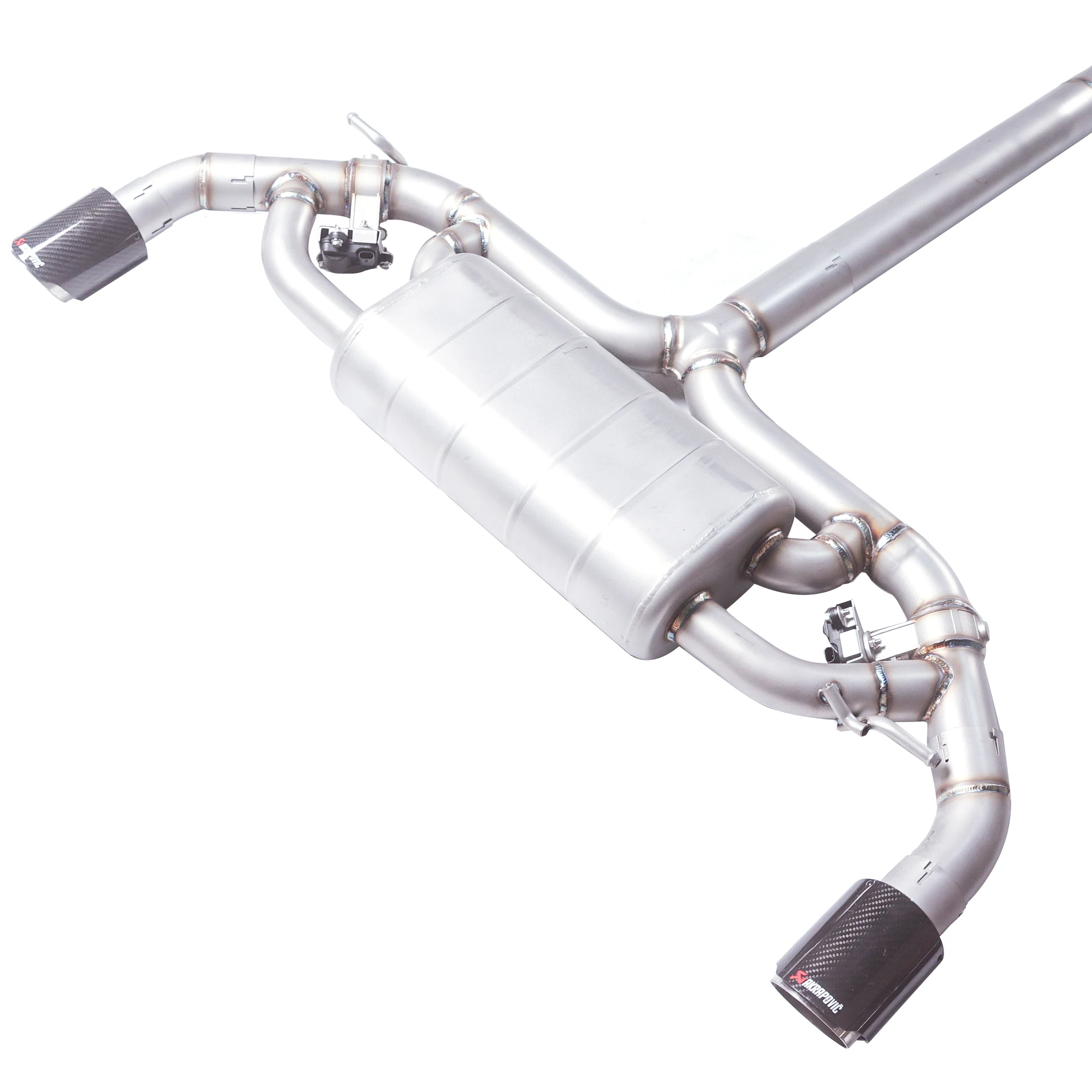 [Prodotto personalizzato] Adatto per silenziatore di scarico catback BMW 128ti F40, sistema di scarico con valvola elettrica in acciaio inossidabile 304