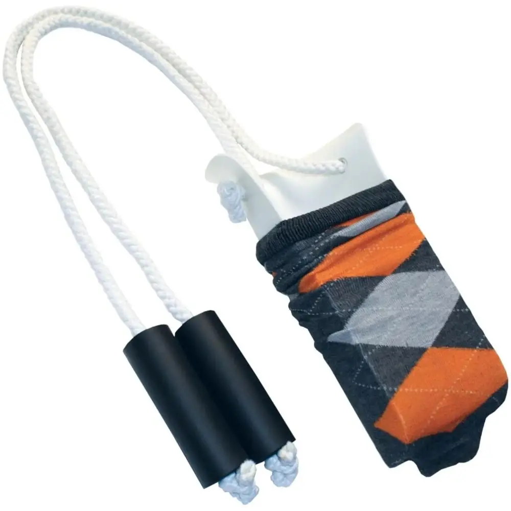 

Portable Design Socks Pulling Helper 80cm Pull Rope No Bending Design Sock Aid Device Non-Slip Foam Handle Easy Way To Put On