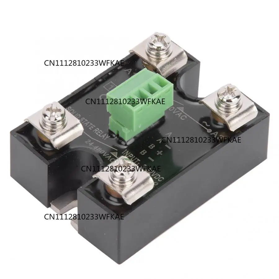 10DA 25DA 40DA SSR Dual Channel DC Control AC Single Phase Solid State Relay 10A 25A 40A Voltage Delay Relay Module 24-480AC