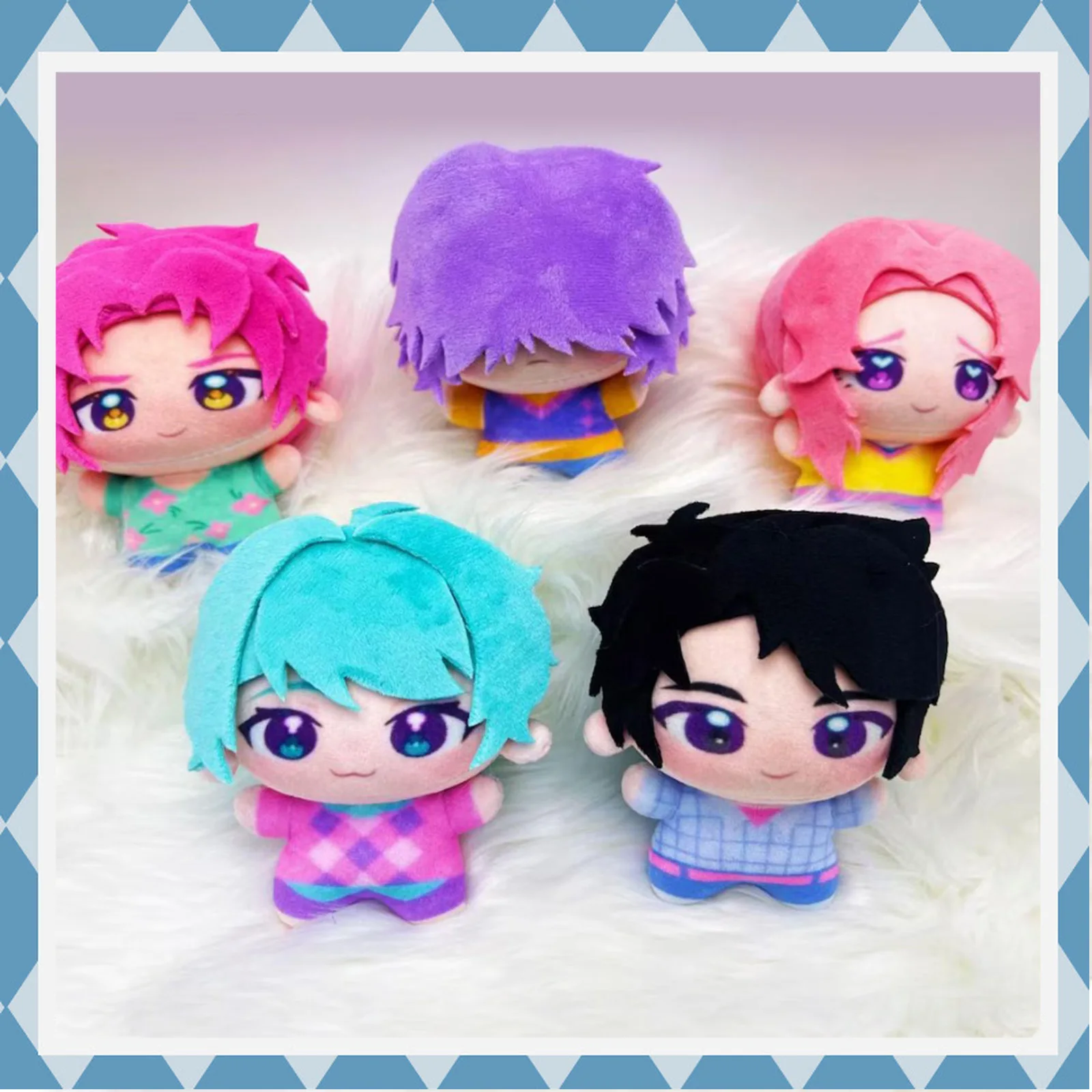 

Новый Kpop Demon Hunters Saja Boys Bird Плюшевые игрушки Хлопковая кукла Rumi Mira Zoey Jinu Abby Mystery Romance Baby Peluche Подвеска в подарок