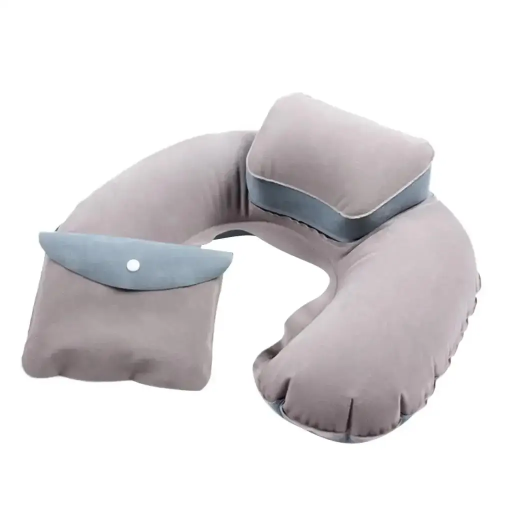 Pillow Inflatable Cushion Memory Foam Foldable Travel Plane Neck Super Soft Pillows Air